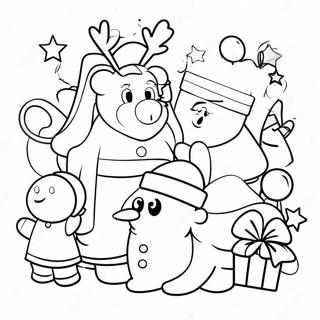 Christmas Among Us Characters Coloring Page 22291-17914