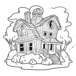 Monster House Coloring Page 22321-17942