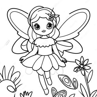 Enchanting Fairy Coloring Page 2232-1825