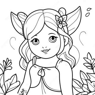 Enchanting Fairy Coloring Page 2232-1826