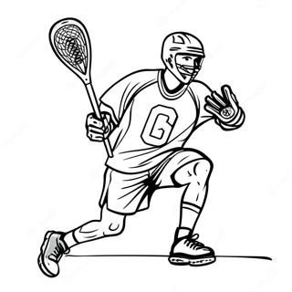 Lacrosse Player In Action Coloring Page 22341-17957