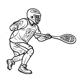 Lacrosse Player In Action Coloring Page 22341-17959