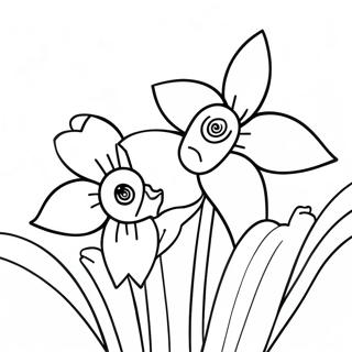 Daffodil Coloring Pages