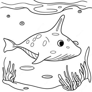 Sting Ray Coloring Page 22391-17998