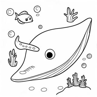 Sting Ray Coloring Page 22391-17999