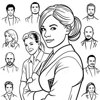 Grey's Anatomy Coloring Pages