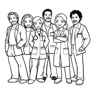 Grey S Anatomy Characters Coloring Page 22411-18011