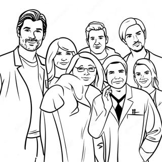 Grey S Anatomy Characters Coloring Page 22411-18012