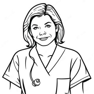 Meredith Grey In Surgery Coloring Page 22412-18024