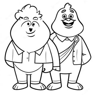 Sing 2 Movie Characters Coloring Page 2241-1830