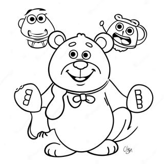 Sing 2 Movie Characters Coloring Page 2241-1831