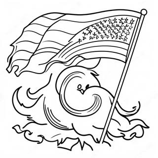 Patriotic Constitution Day Coloring Page 22422-18030