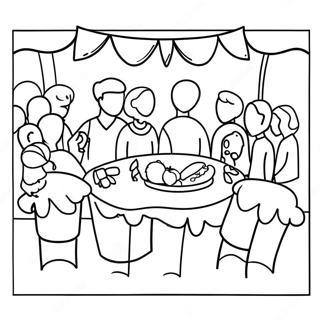 Farewell Party Coloring Page 22432-18033