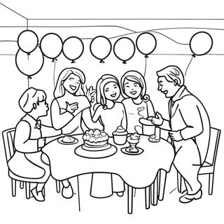 Farewell Party Coloring Page 22432-18035