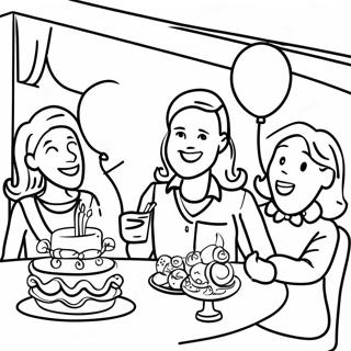 Farewell Party Coloring Page 22432-18036