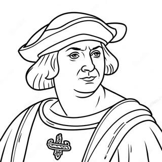 Christopher Columbus Coloring Pages