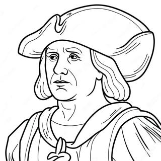 Adventurous Christopher Columbus Coloring Page 22472-18068