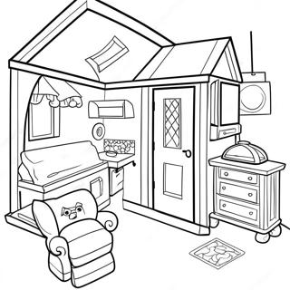 Gabbys Dollhouse Coloring Pages