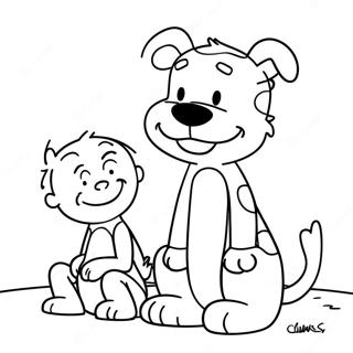 Calvin And Hobbes Coloring Pages