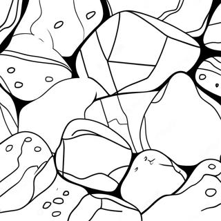 Colorful Igneous Rocks Coloring Page 22562-18136