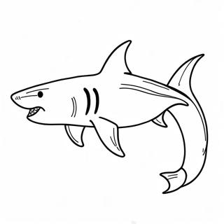 Tiger Shark Coloring Page 22581-18149