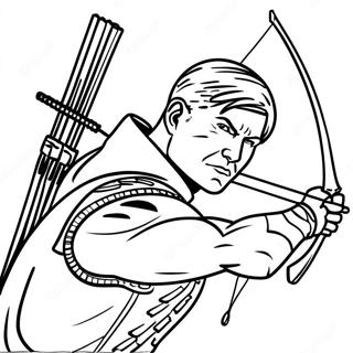 Hawkeye Coloring Page 22591-18158