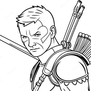 Hawkeye Coloring Page 22591-18159