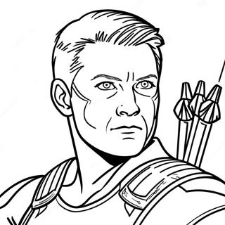 Hawkeye Coloring Page 22591-18160