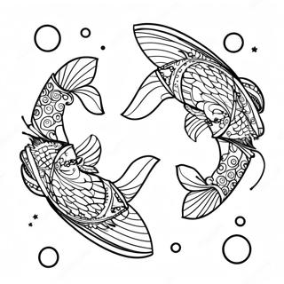 Pisces Coloring Pages