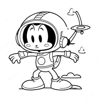 Marvin The Martian Coloring Page 22631-18183