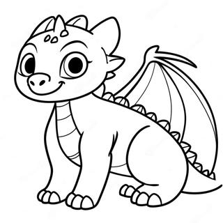 Night Fury Coloring Page 22641-18190