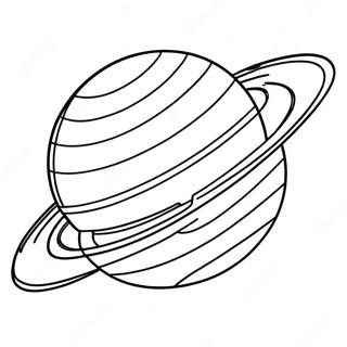 Saturn Planet Coloring Page 22661-18207