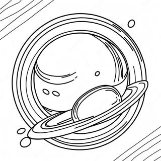 Colorful Saturn With Rings Coloring Page 22662-18209