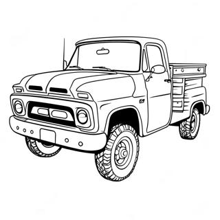 Classic Gmc Truck Coloring Page 22672-18217