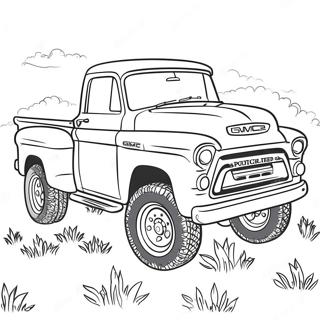 Classic Gmc Truck Coloring Page 22672-18218