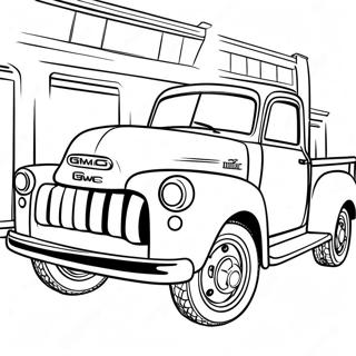 Classic Gmc Truck Coloring Page 22672-18220