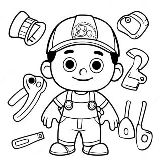 Handy Manny With Tools Coloring Page 22682-18225