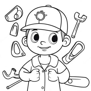 Handy Manny With Tools Coloring Page 22682-18226