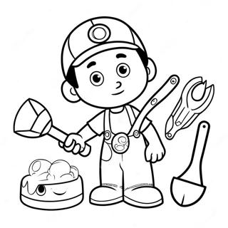 Handy Manny With Tools Coloring Page 22682-18227