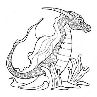 Sea Dragon Coloring Pages