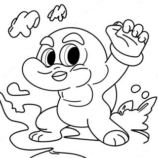 Goo Jit Zu Heroes In Action Coloring Page 2272-1862