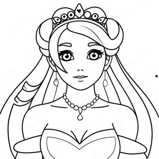 Anime Princess Coloring Page 22761-18294