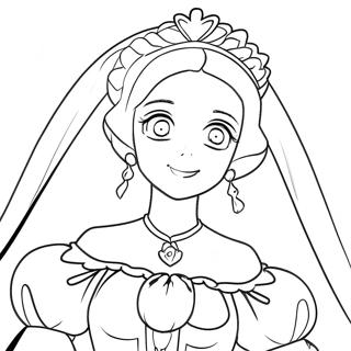 Anime Princess Coloring Page 22761-18295