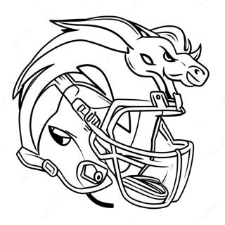 Denver Broncos Coloring Pages