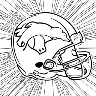 Denver Broncos Logo Coloring Page 22771-18291