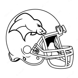 Denver Broncos Logo Coloring Page 22771-18292