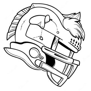 Broncos Mascot Miles Coloring Page 22772-18297