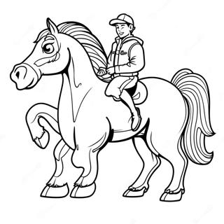 Broncos Mascot Miles Coloring Page 22772-18300