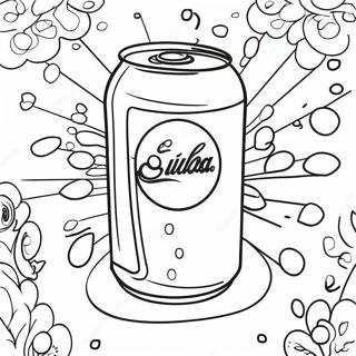 Sparkling Soda Can Coloring Page 22792-18313