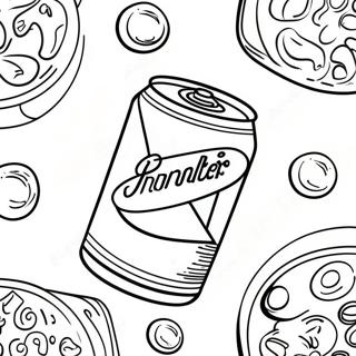 Sparkling Soda Can Coloring Page 22792-18314